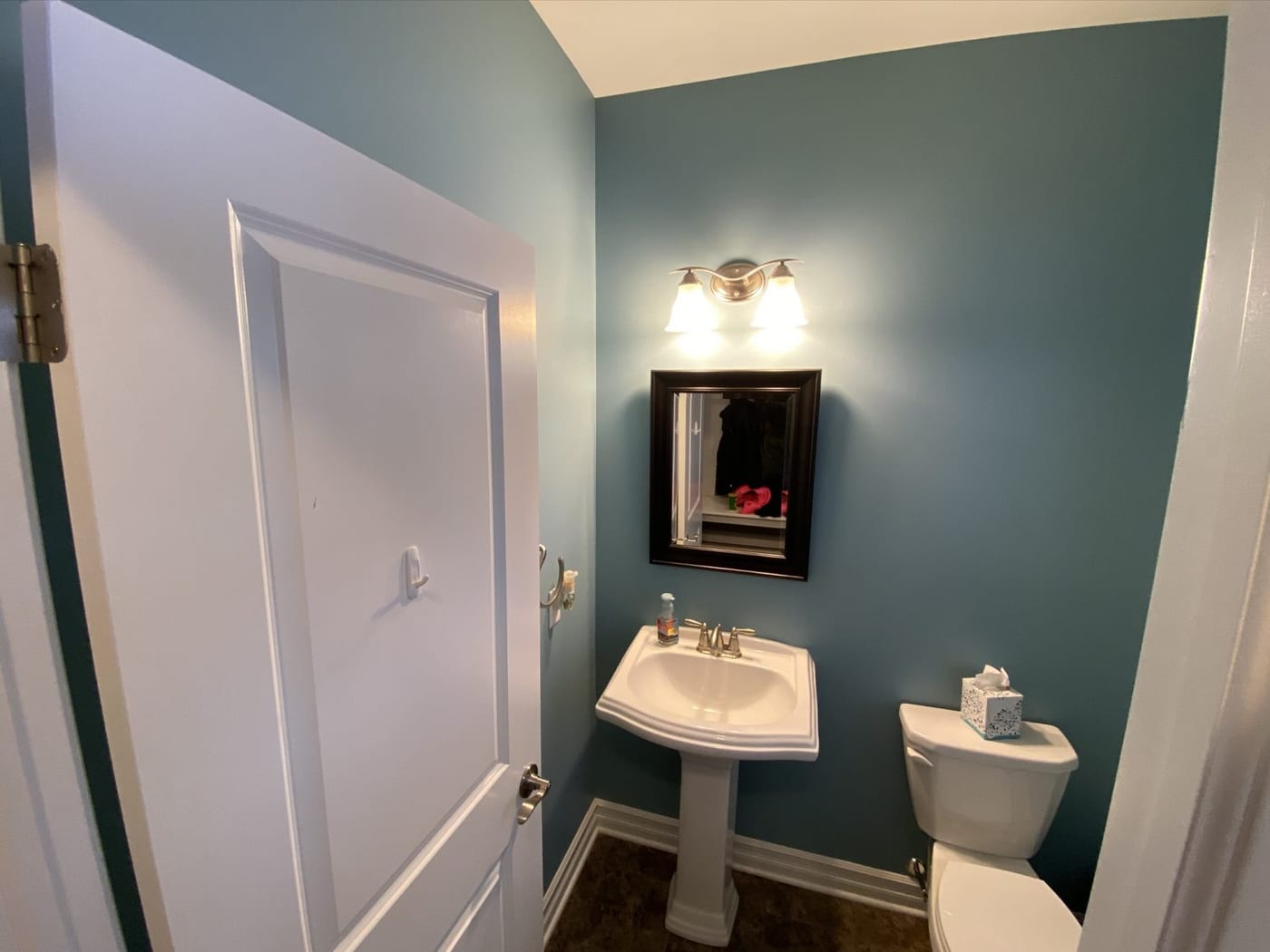 Powder room — after